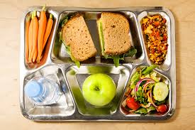 Photo of school lunch